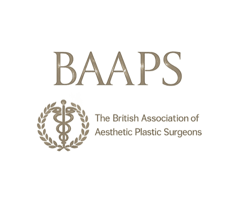 BAAPS logo: The British Association of Aesthetic Plastic Surgeons